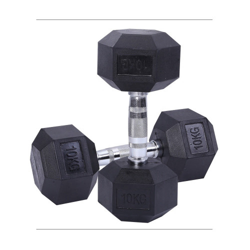 משקולת דאמבל משושה 17.5 ק"ג EUROLEAP